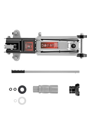 Домкрат гидравлический подкатной, 3 т, высота подъема 150-530 мм Matrix