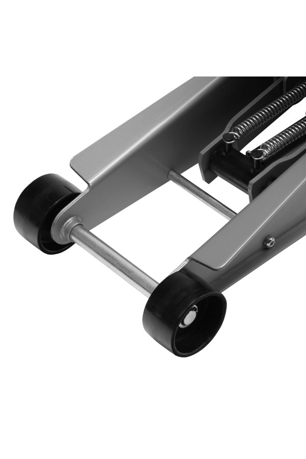 Домкрат гидравлический подкатной профессиональный, быстрый подъем, 3 т, 130-465 мм. Quick Matrix