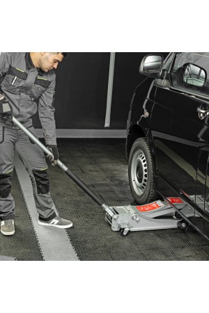 Домкрат гидравлический подкатной профессиональный, быстрый подъем, 3,5т Low Profile, Quick Lift, 100-535 мм, проф Matrix