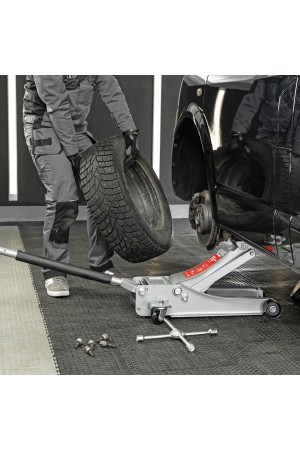 Домкрат гидравлический подкатной профессиональный, быстрый подъем, 3,5т Low Profile, Quick Lift, 100-535 мм, проф Matrix