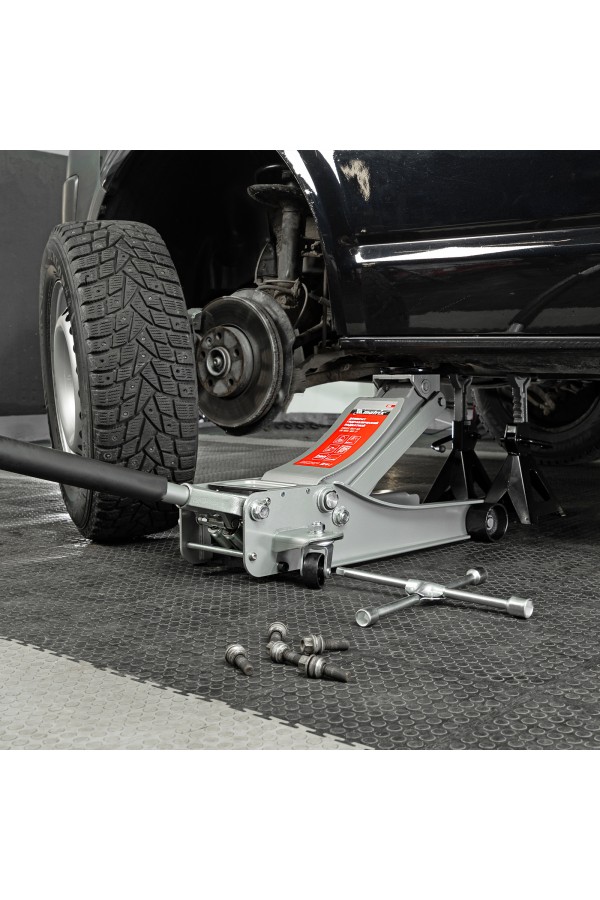 Домкрат гидравлический подкатной профессиональный, быстрый подъем, 3,5т Low Profile, Quick Lift, 100-535 мм, проф Matrix