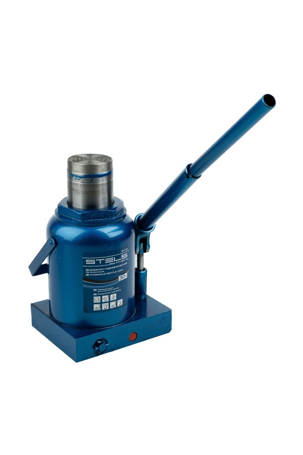 Домкрат гидравлический бутылочный, 30 т, H подъема 240-370 мм Stels