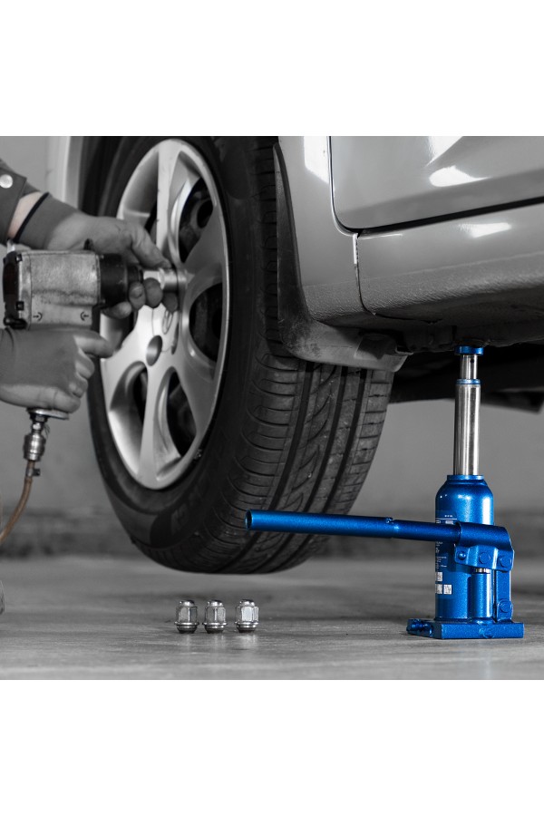 Домкрат гидравлический бутылочный телескопический, 2 т, H подъема 170-380 мм Stels