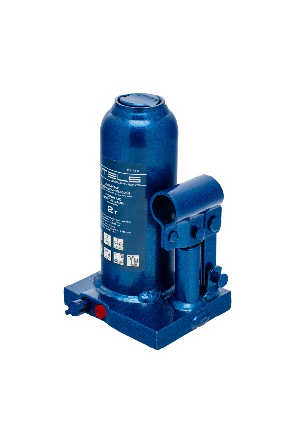 Домкрат гидравлический бутылочный телескопический, 2 т, H подъема 170-380 мм Stels