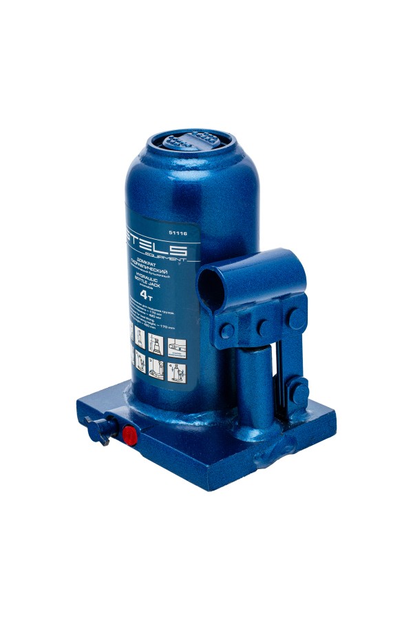 Домкрат гидравлический бутылочный телескопический, 4 т, H подъема 170-420 мм Stels