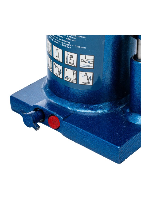 Домкрат гидравлический бутылочный телескопический, 4 т, H подъема 170-420 мм Stels