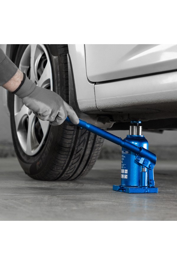 Домкрат гидравлический бутылочный телескопический, 6 т, H подъема 170-420 мм Stels