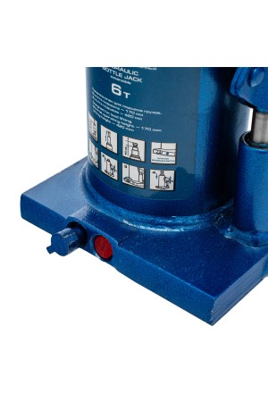 Домкрат гидравлический бутылочный телескопический, 6 т, H подъема 170-420 мм Stels