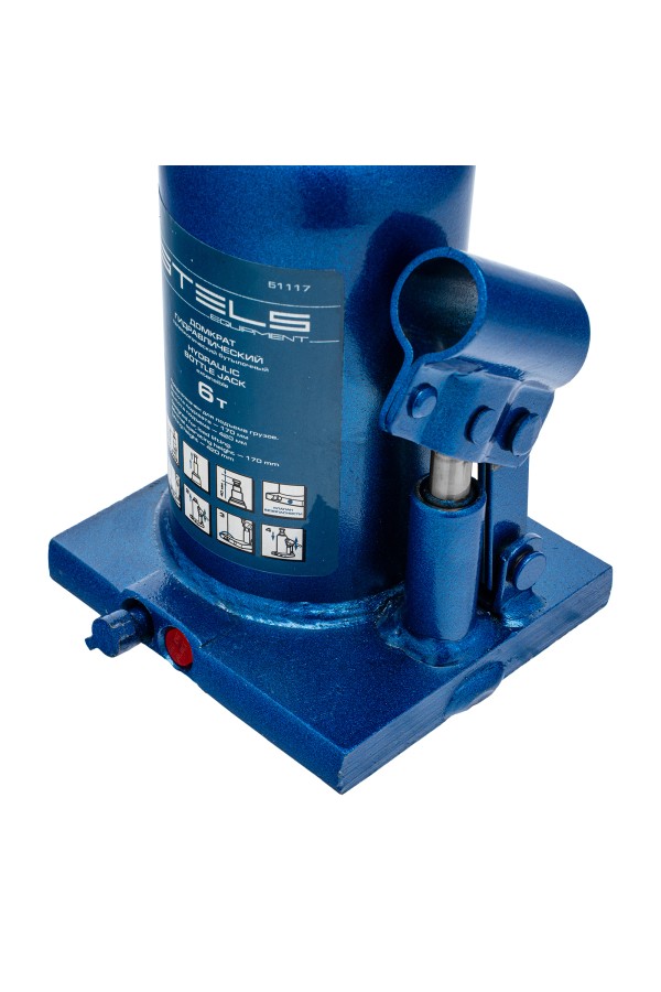 Домкрат гидравлический бутылочный телескопический, 6 т, H подъема 170-420 мм Stels