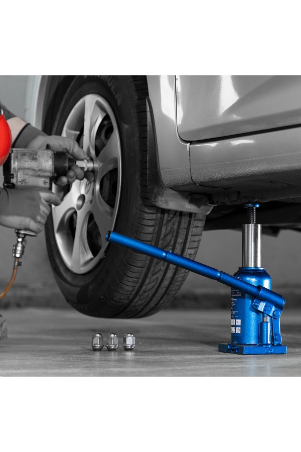 Домкрат гидравлический бутылочный телескопический, 6 т, H подъема 170-420 мм Stels