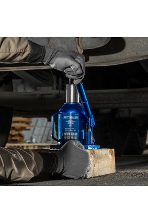 Домкрат гидравлический бутылочный телескопический, 8 т, H подъема 170-430 мм Stels