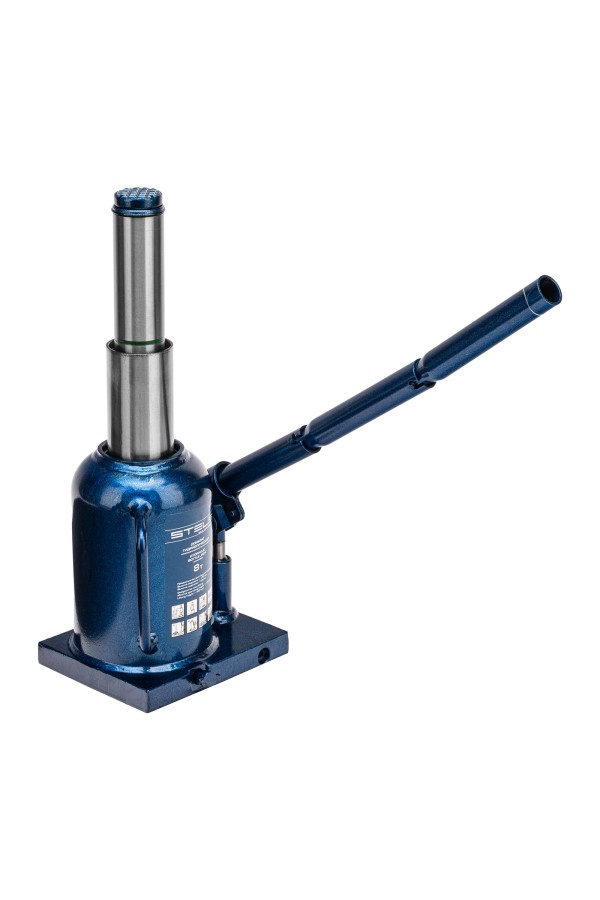 Домкрат гидравлический бутылочный телескопический, 8 т, H подъема 170-430 мм Stels