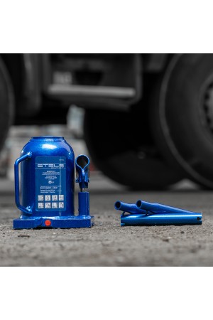 Домкрат гидравлический бутылочный телескопический, 8 т, H подъема 170-430 мм Stels