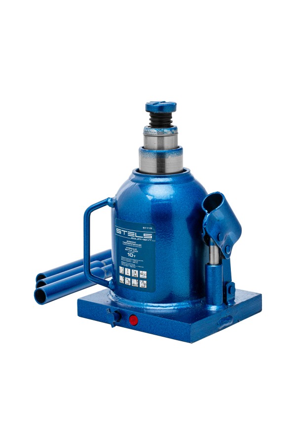 Домкрат гидравлический бутылочный телескопический, 10 т, H подъема 170-430 мм Stels