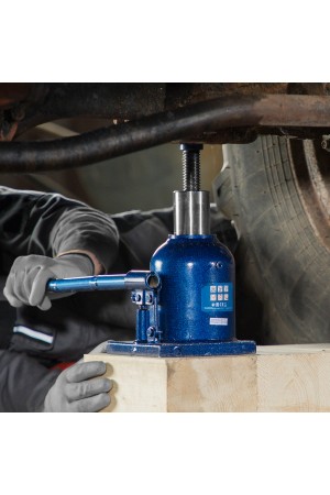 Домкрат гидравлический бутылочный телескопический, 10 т, H подъема 170-430 мм Stels