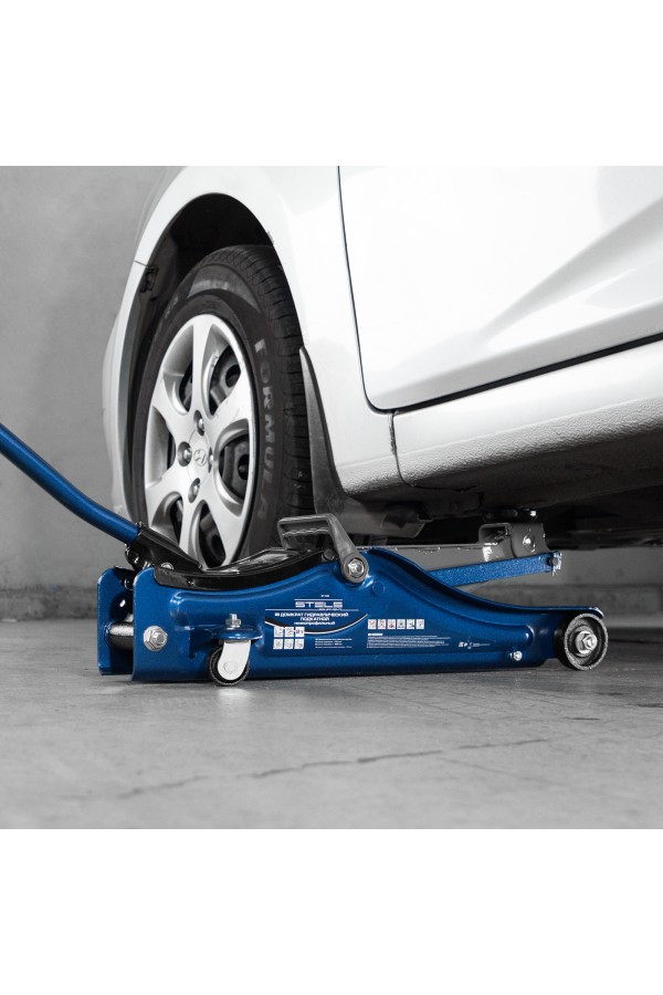 Домкрат гидравлический подкатной, 2 т, Low Profile, 80-380 мм Stels