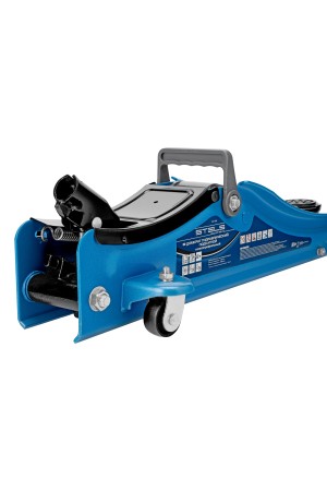 Домкрат гидравлический подкатной в пластиковом кейсе, 2 т, Low Profile, 80-380 мм Stels