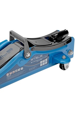 Домкрат гидравлический подкатной в пластиковом кейсе, 2 т, Low Profile, 80-380 мм Stels