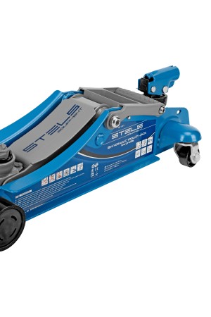 Домкрат гидравлический подкатной, поворотная рукоятка, 2 т, Low Profile, 100-350 мм Stels