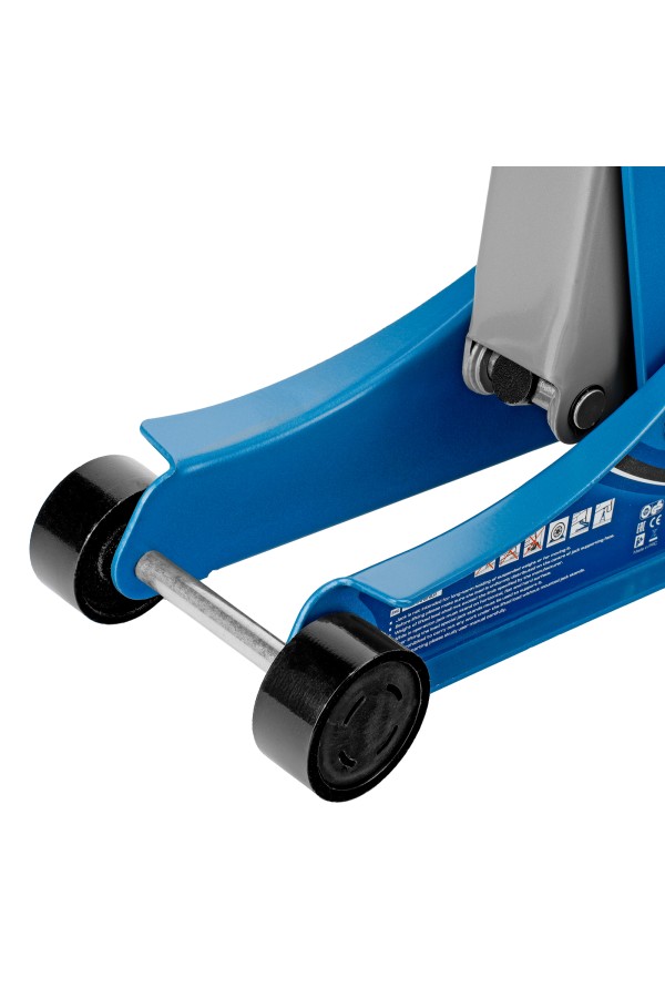 Домкрат гидравлический подкатной, поворотная рукоятка, 2 т, Low Profile, 100-350 мм Stels