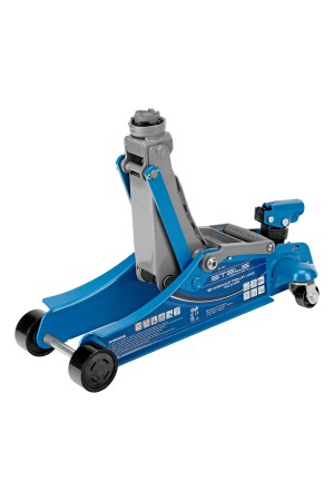 Домкрат гидравлический подкатной, поворотная рукоятка, 2 т, Low Profile, 100-350 мм Stels