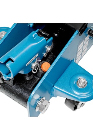 Домкрат гидравлический подкатной с фиксатором, 2.5 т, Safety Pin, 140-385 мм, в кейсе Stels