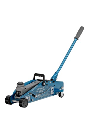 Домкрат гидравлический подкатной с фиксатором, 2.5 т, Safety Pin, 140-385 мм, в кейсе Stels