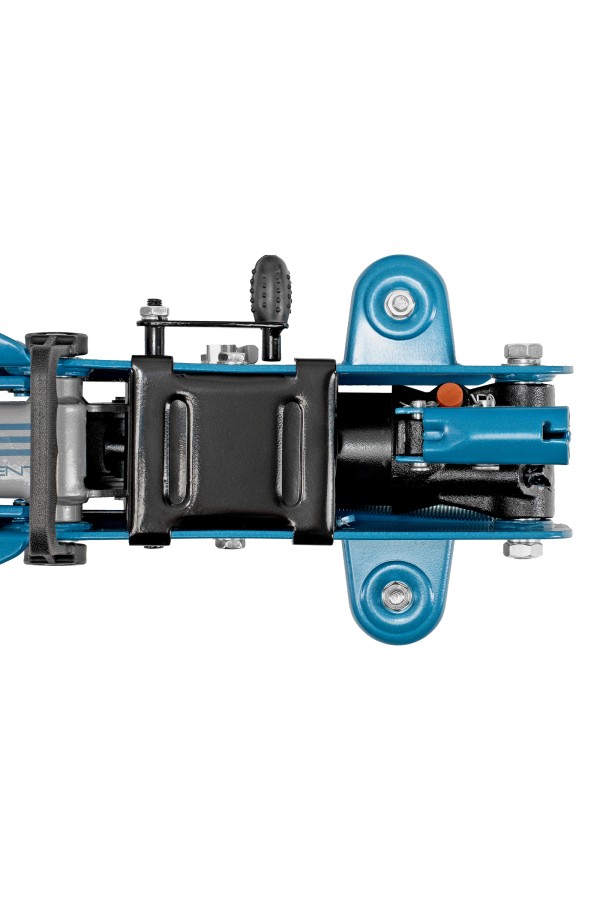 Домкрат гидравлический подкатной с фиксатором, 2.5 т, Safety Pin, 140-385 мм, в кейсе Stels