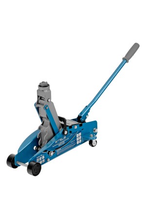 Домкрат гидравлический подкатной с фиксатором, 2.5 т, Safety Pin, 140-385 мм, в кейсе Stels