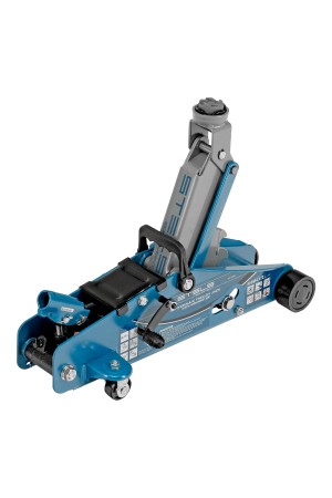 Домкрат гидравлический подкатной с фиксатором, 2.5 т, Safety Pin, 140-385 мм, в кейсе Stels