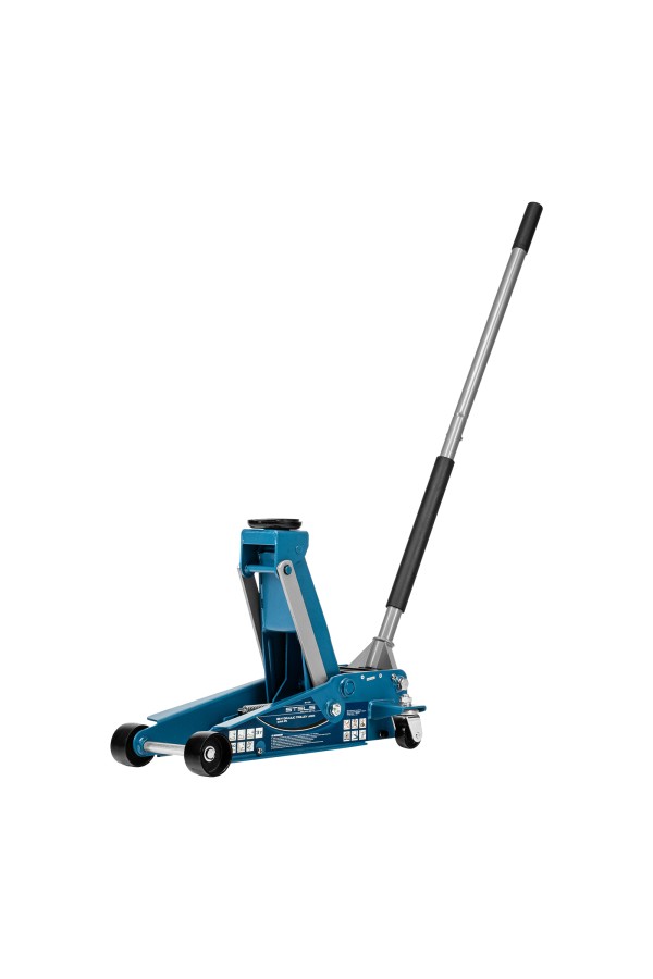 Домкрат гидравлический подкатной, быстрый подъем, 3 т, Quick, 130-465 мм, профессиональный Stels