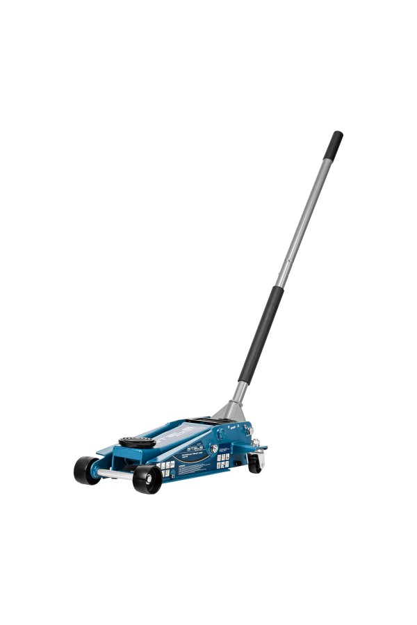 Домкрат гидравлический подкатной, быстрый подъем, 3 т, Quick, 130-465 мм, профессиональный Stels