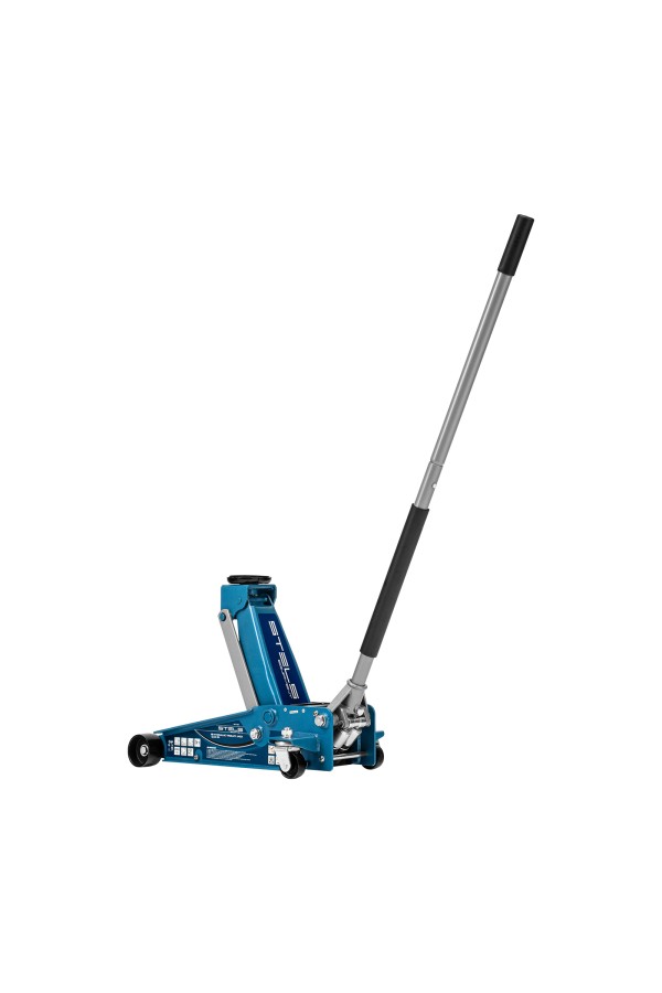 Домкрат гидравлический подкатной, быстрый подъем, 3 т, Quick, 130-465 мм, профессиональный Stels
