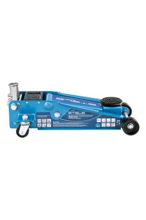 Домкрат гидравлический подкатной, быстрый подъем, 3 т, Quick, 130-465 мм, профессиональный Stels