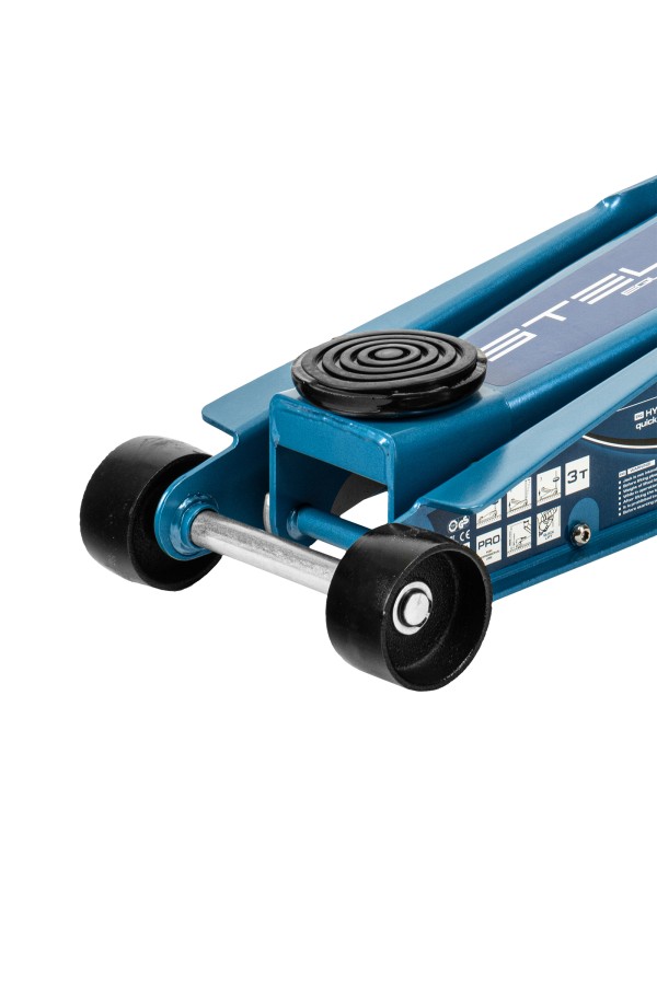 Домкрат гидравлический подкатной, быстрый подъем, 3 т, Quick, 130-465 мм, профессиональный Stels