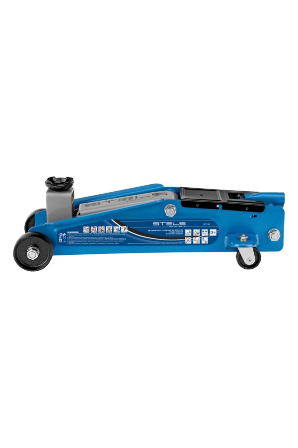Домкрат гидравлический подкатной, высокий подъем, 3т, SUV, 190-535 мм Stels