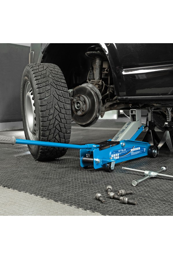 Домкрат гидравлический подкатной, высокий подъем, 3т, SUV, 190-535 мм Stels