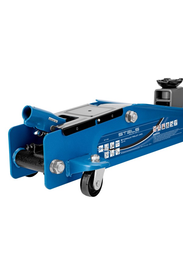 Домкрат гидравлический подкатной, высокий подъем, 3т, SUV, 190-535 мм Stels
