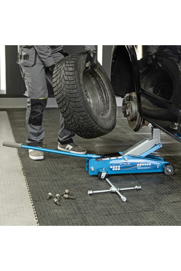 Домкрат гидравлический подкатной, высокий подъем, 3т, SUV, 190-535 мм Stels