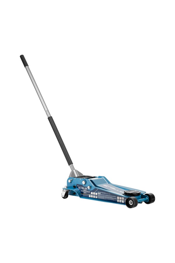 Домкрат гидравлический подкатной, быстрый подъем, 3.5т, Low Profile Quick, 100-565 мм, профессиональный Stels