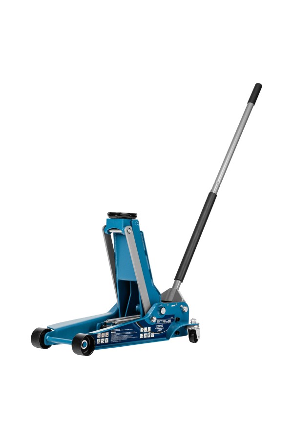 Домкрат гидравлический подкатной, быстрый подъем, 3.5т, Low Profile Quick, 100-565 мм, профессиональный Stels