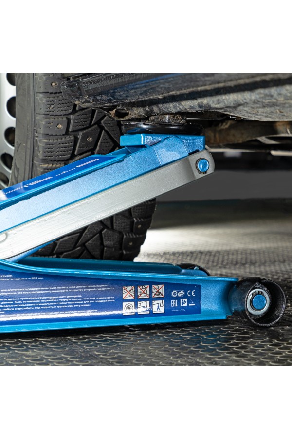 Домкрат гидравлический подкатной, быстрый подъем, 3т Low Profile Quick, 75-515 мм, профессиональный Stels