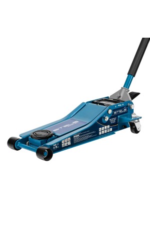 Домкрат гидравлический подкатной 3 т, быстрый подъем, Low profile quick lift, 75-505 мм, профессиональный STELS