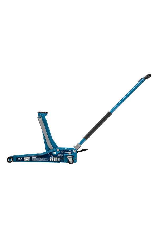 Домкрат гидравлический подкатной 3 т, быстрый подъем, Low profile quick lift, 75-505 мм, профессиональный STELS