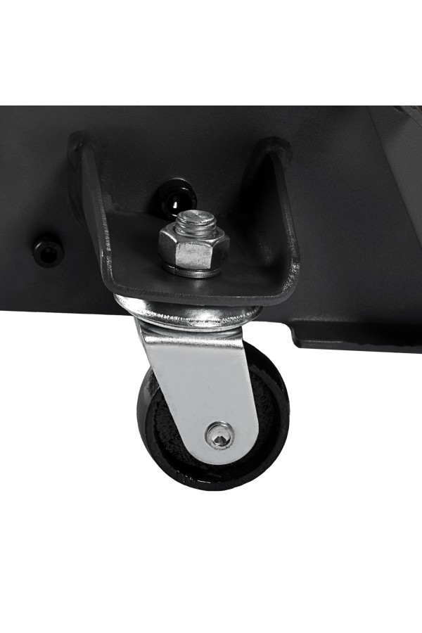 Домкрат гидравлический подкатной 3 т, с фиксатором, быстрый подъем, 135-480 мм, профессиональный Denzel