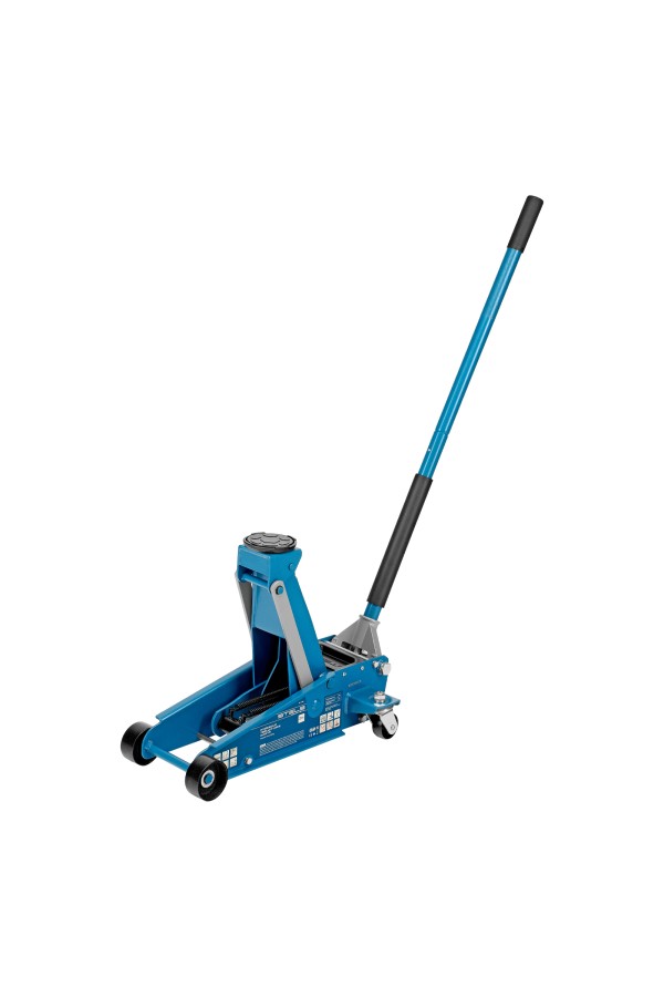 Домкрат гидравлический подкатной, 3 т, 120-450 мм, быстрый подъем, проф. Stels