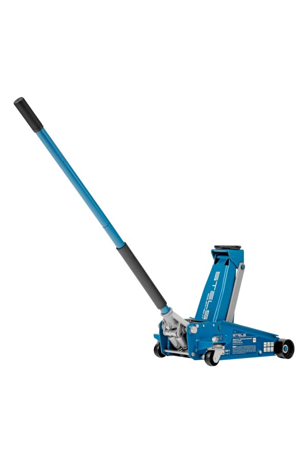 Домкрат гидравлический подкатной, 3 т, 120-450 мм, быстрый подъем, проф. Stels