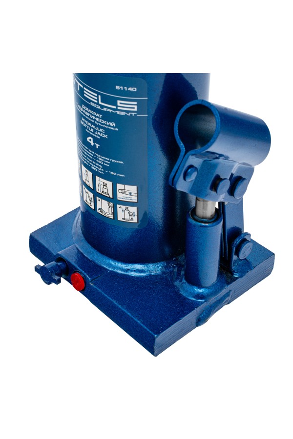 Домкрат гидравлический бутылочный телескопический, 4 т, h подъема 190-480 мм Stels