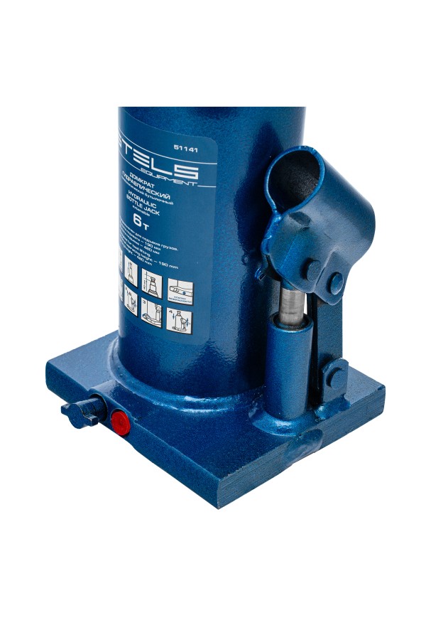 Домкрат гидравлический бутылочный телескопический, 6 т, h подъема 190-480 мм Stels