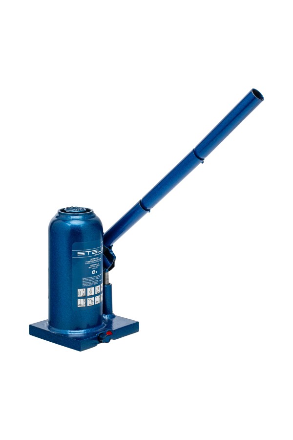 Домкрат гидравлический бутылочный телескопический, 6 т, h подъема 190-480 мм Stels